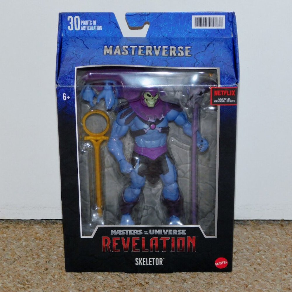 2021 Mattel Masters of the Universe Revelation 7" Masterverse Skeletor MIB New